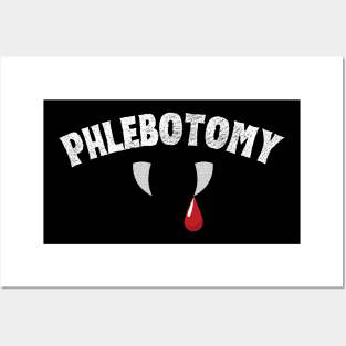 Phlebotomy - Funny Fangs Posters and Art